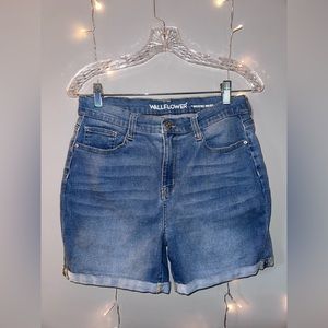Wallflower High-waisted Jean Shorts